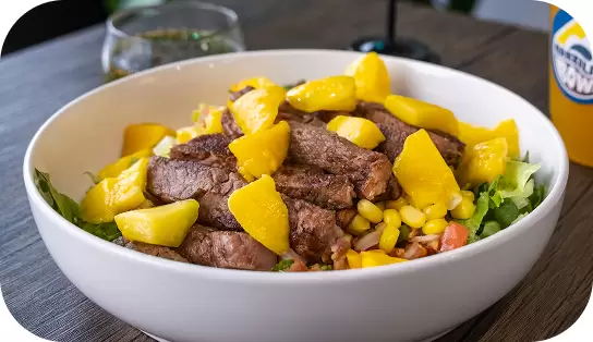 steak y mango